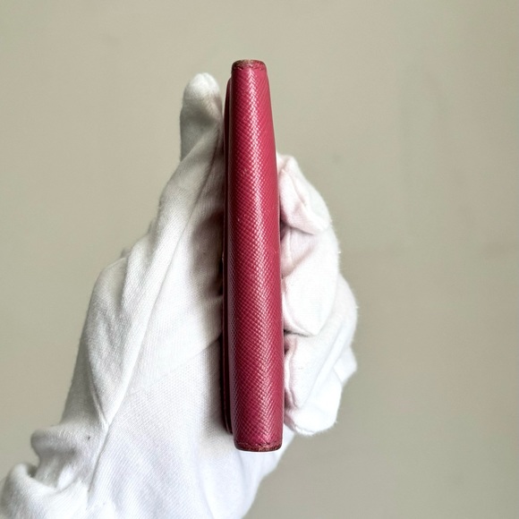 Prada Saffiano Leather Key Case 6 Key Holder - Pink Fuschia - Picture 3 of 14